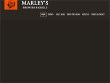 Tablet Screenshot of marleysbrewery.com